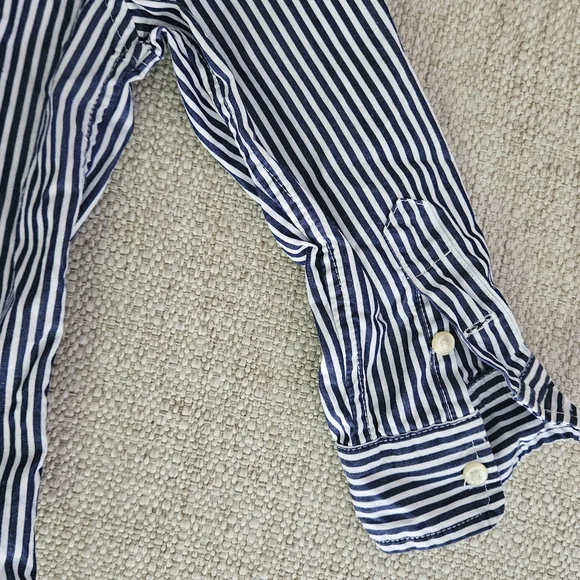 Polo Ralph Lauren Striped Button-Down Shirt with Logo - Picture 6 of 8